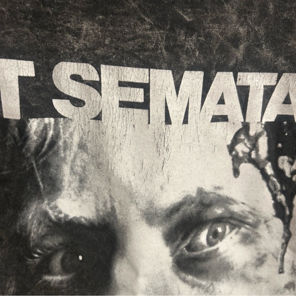 Pet Sematary Horror Movie Poster Mens Black Ice Wash short sleeve T Shirt Size M - Picture 3 of 14